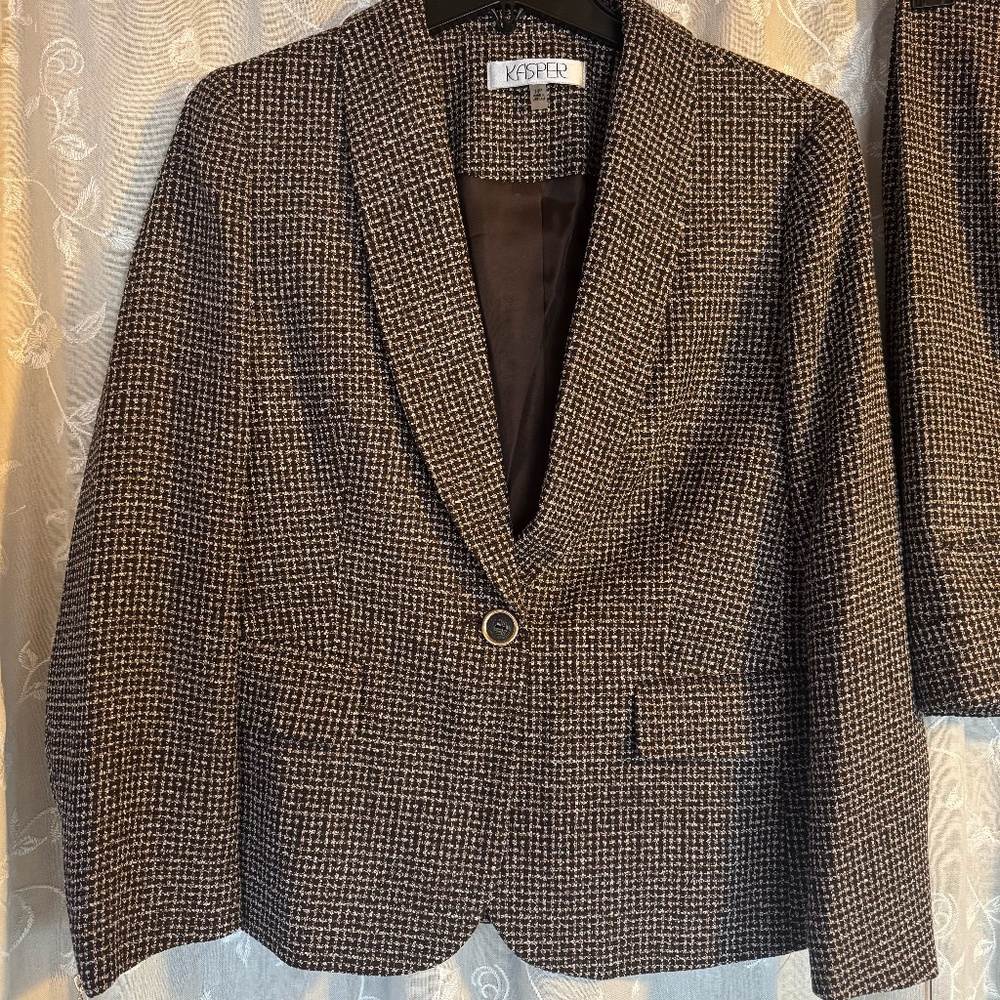 Brand New KASPER Women's Boucle Suit Jacket